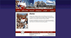 Desktop Screenshot of hockleyabstract.com