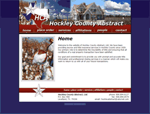 Tablet Screenshot of hockleyabstract.com